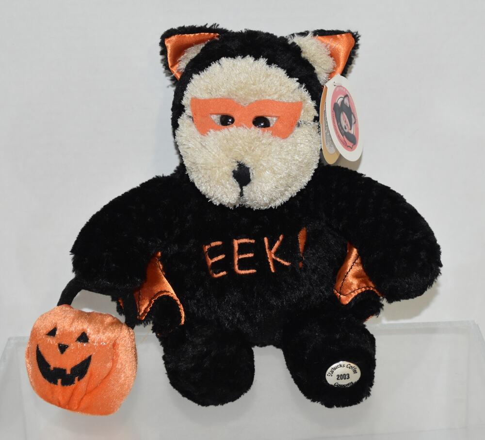Vintage 2003 Starbucks Bearista Halloween Bat Bear Plush 27th Edition Eek 182480